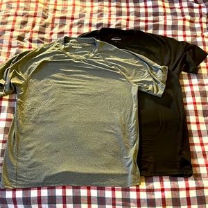 Men's Large Glacier Short Sleeve 2-pack Gray & Black